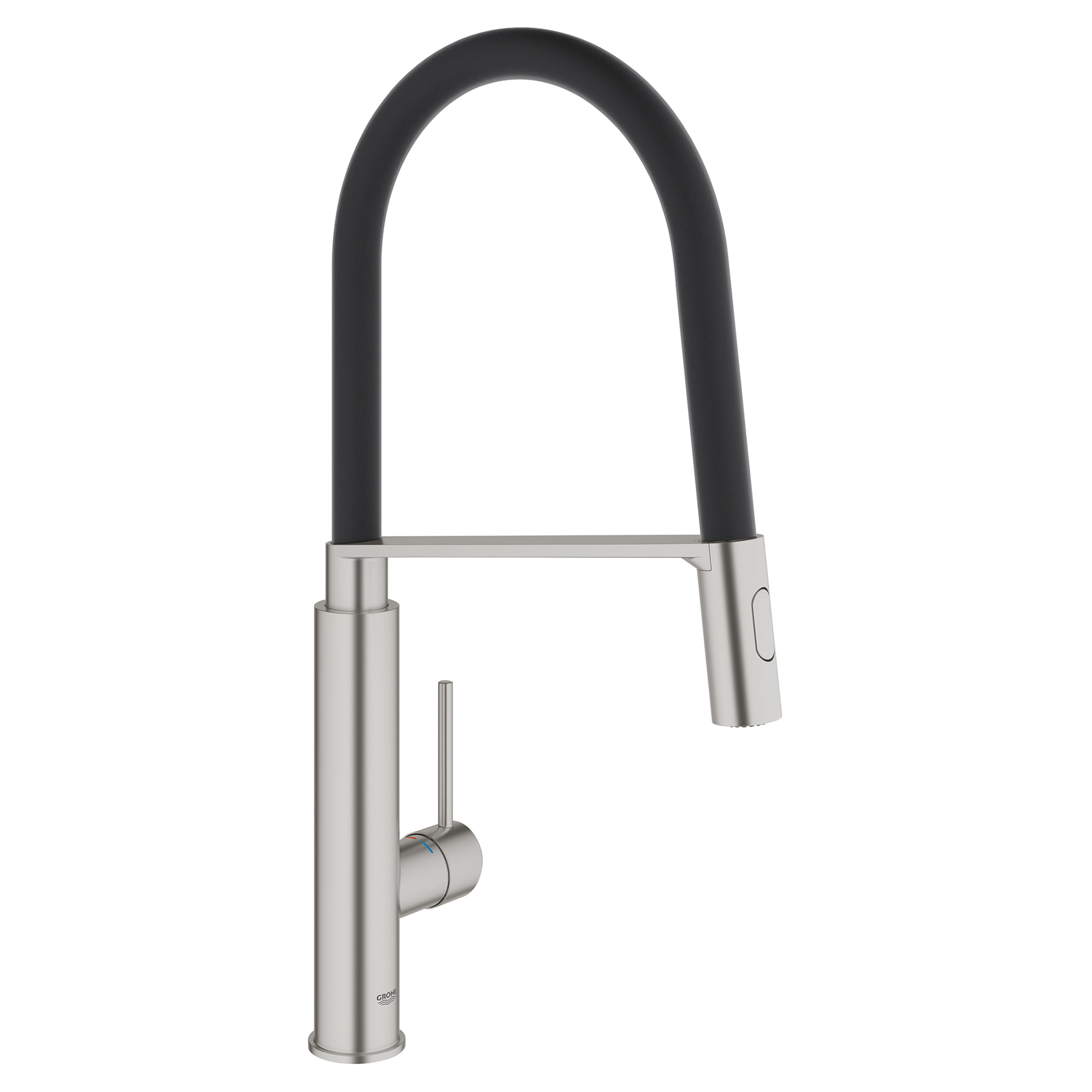 Single Handle Semi Pro Dual Spray Kitchen Faucet 175 GPM GROHE SUPERSTEEL